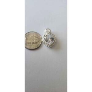 Cubic Zirconia Sterling Sliver Pendent